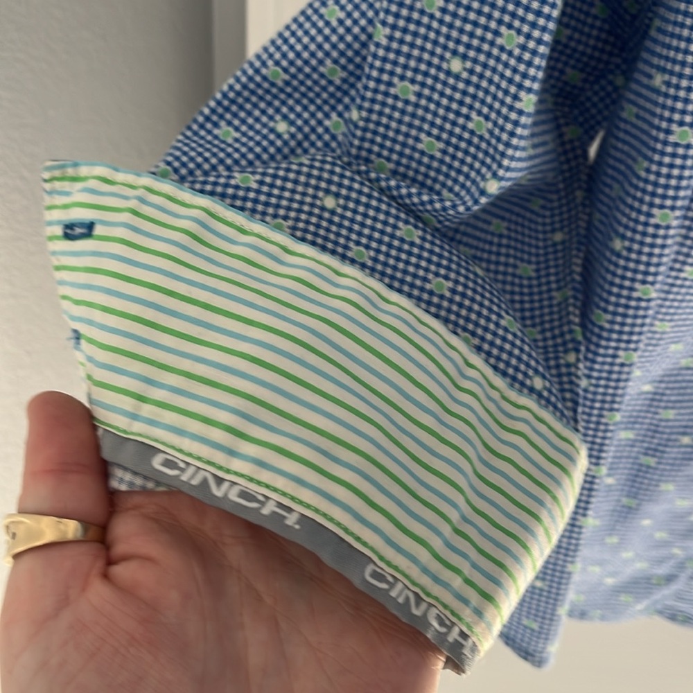 Cinch Button Down Shirt - image 3